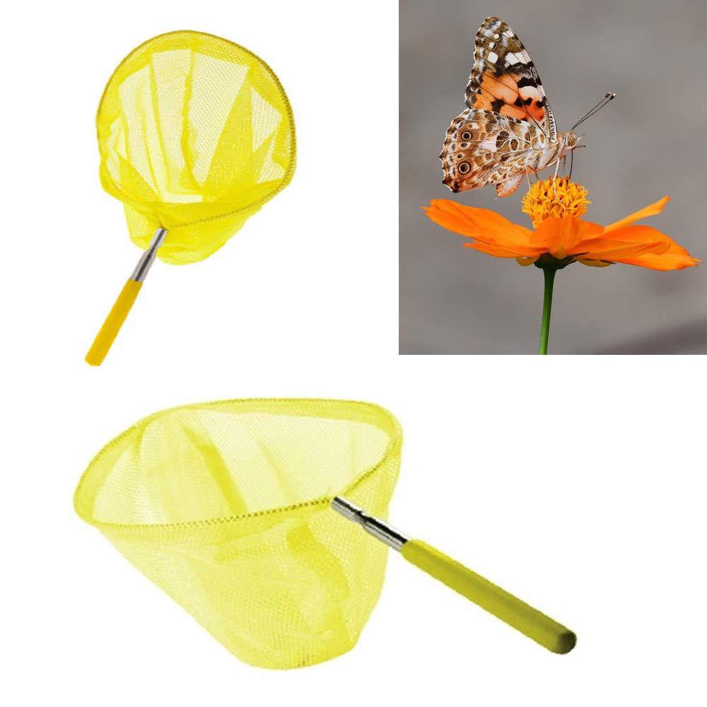 1 New 34" Extendable Butterfly Bugs Catching 7.5" Inch Diameter Net