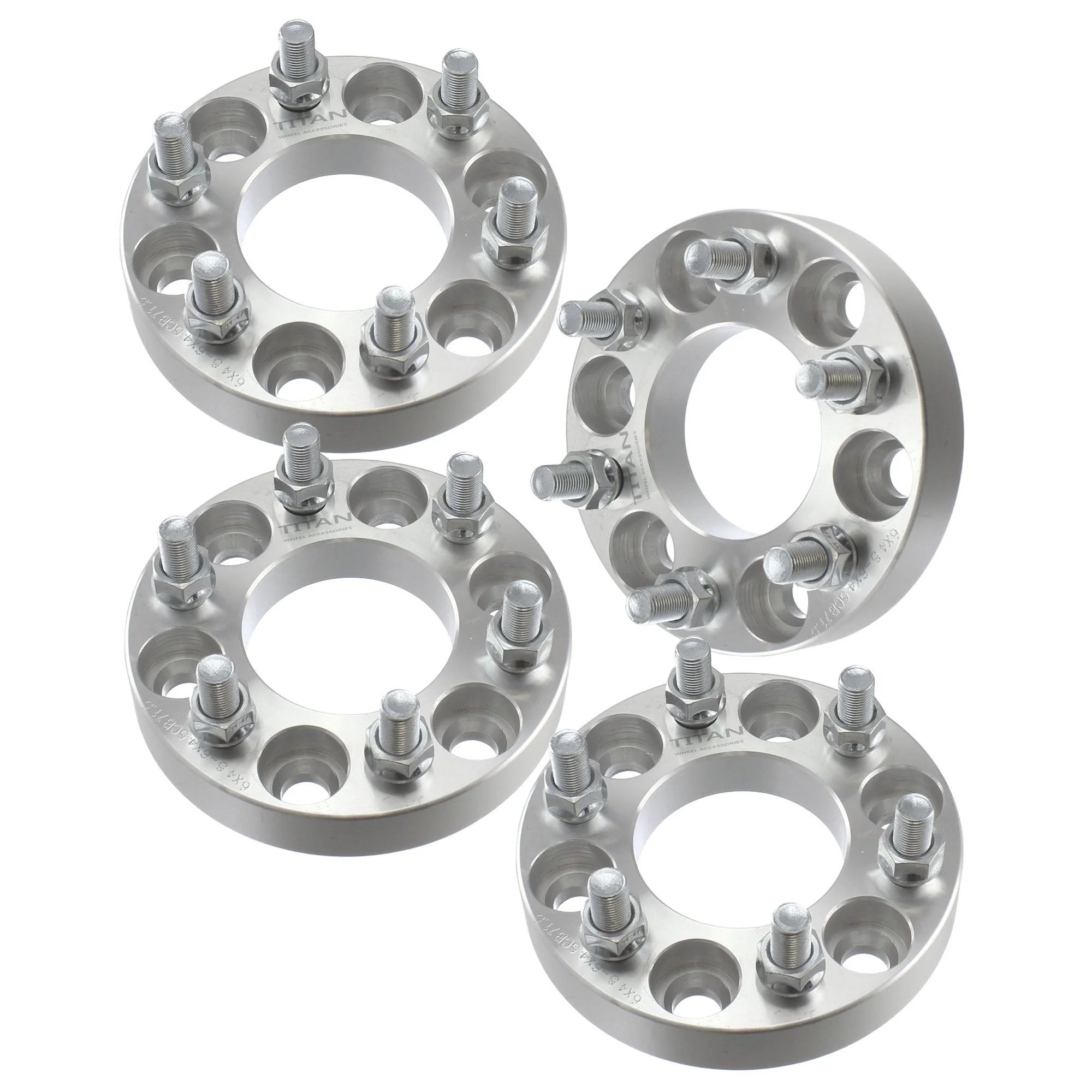 Set of 4 1" 6x4.5 (6x114.3) Wheel Spacers 66.1mm Hub Set of 4 1" 6x4.5 (6x114.3) Wheel Spacers 66.1mm Hub