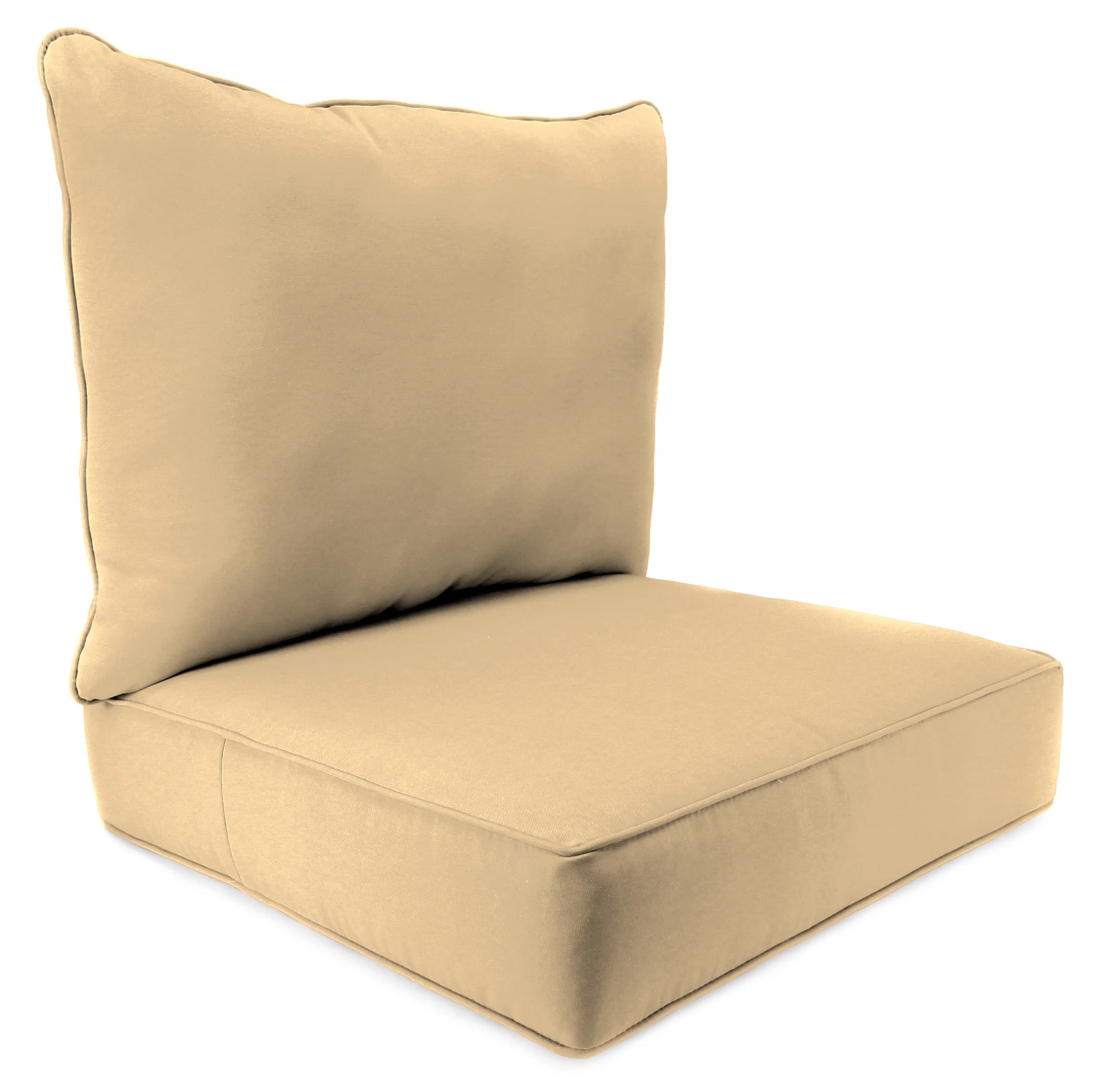 2 PC Deep Seat Chair Cushion