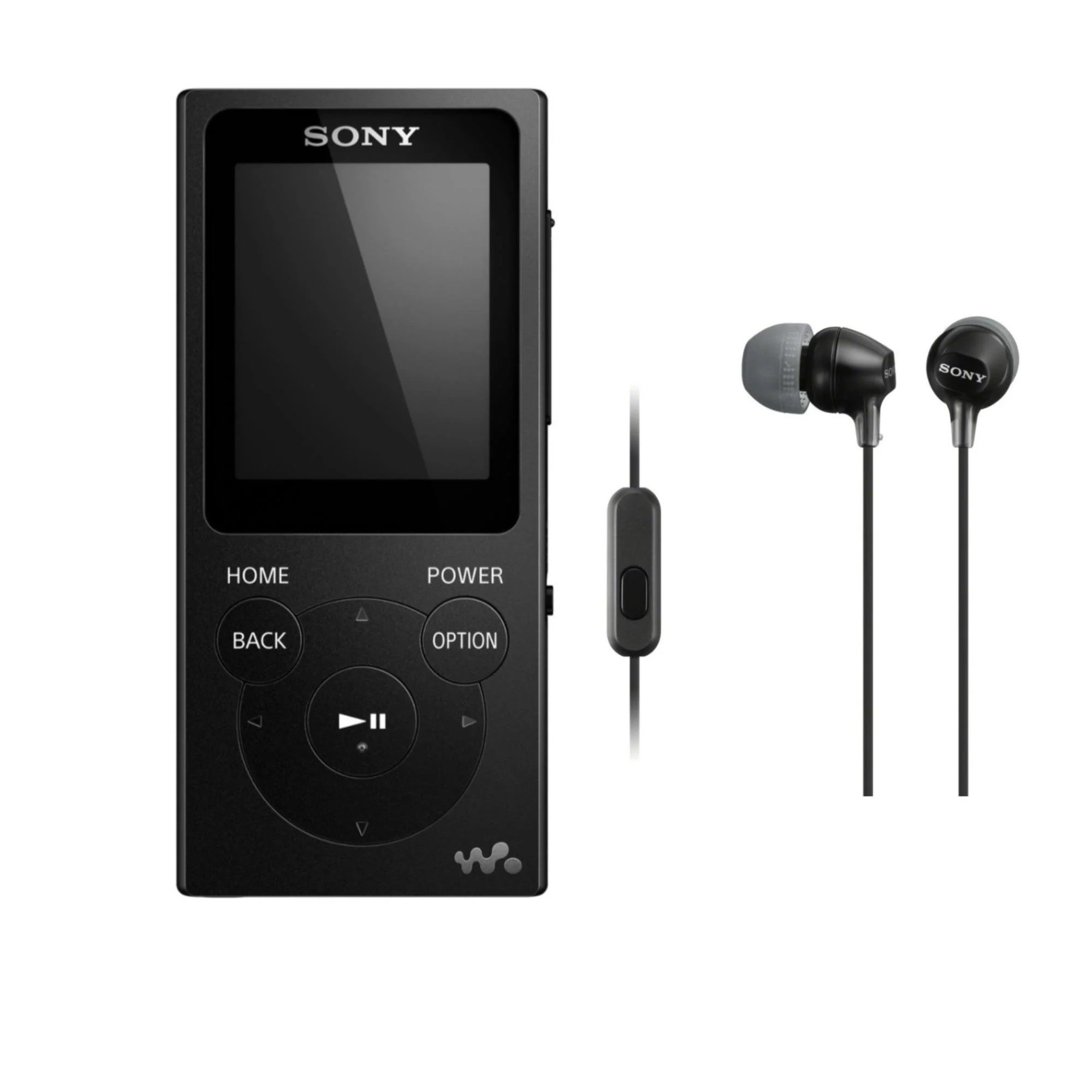 Sony Walkman 8GB MP3 Player with LCD Display, Black, NWE394B_K2