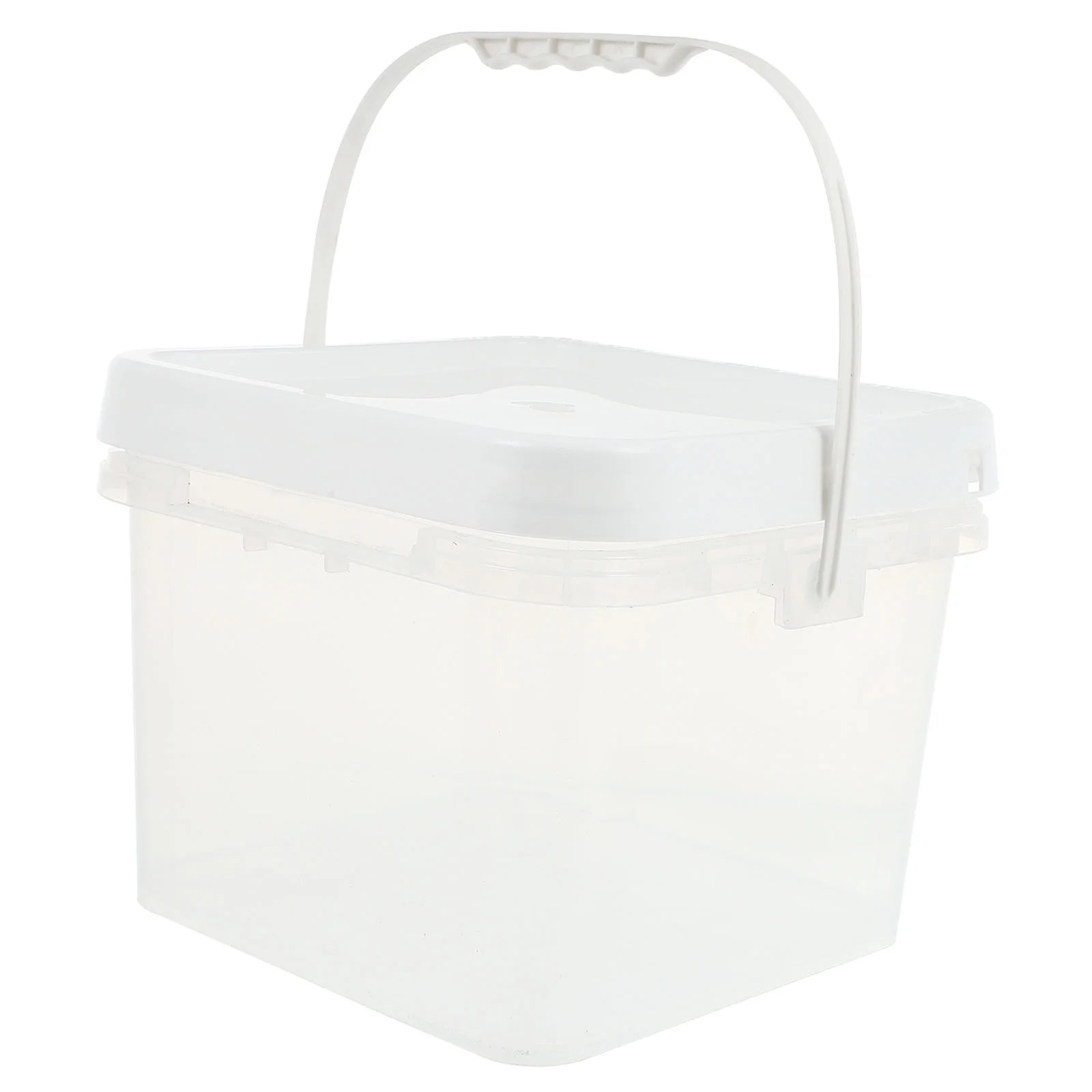HOMEMAXS 1Pc Storage Square Bucket Handheld Bucket Food Storage Bucket