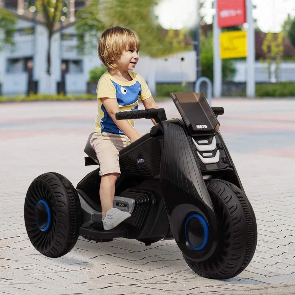 3 Wheels Electric Bicycle, Kids Ride on Motorcycle, Double Drive 3 Wheels Electric Bicycle, Kids Ride on Motorcycle, Double Drive