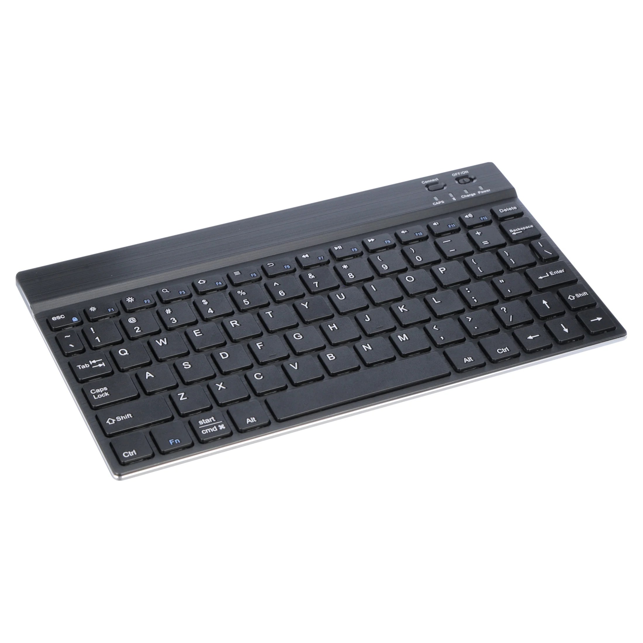 onn. Aluminum Bluetooth Wireless Keyboard for Apple & Samsung Tablets