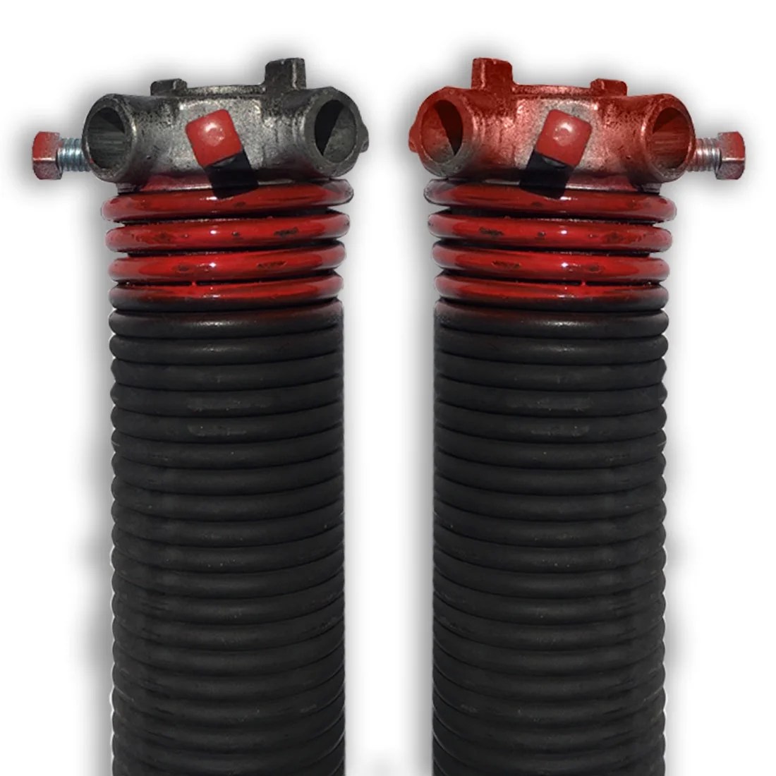 DuraLift .225 x 2" x 27" Torsion Garage Springs (Red, Left & Right