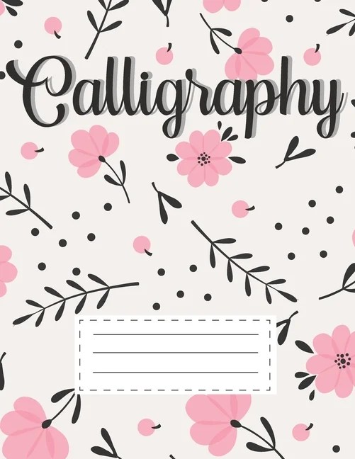 Calligraphy Learn Hand Lettering Notepad Workbook