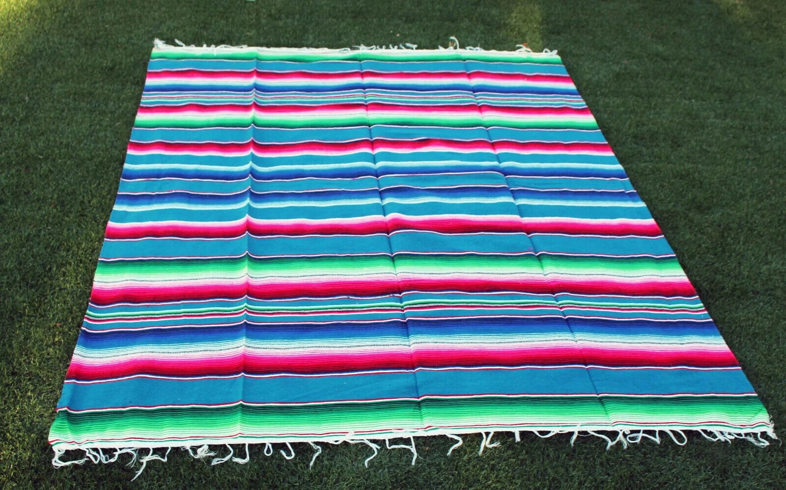 Foldable sarape Picnic Blanket Mat Travel Outdoor Beach Camping Mat