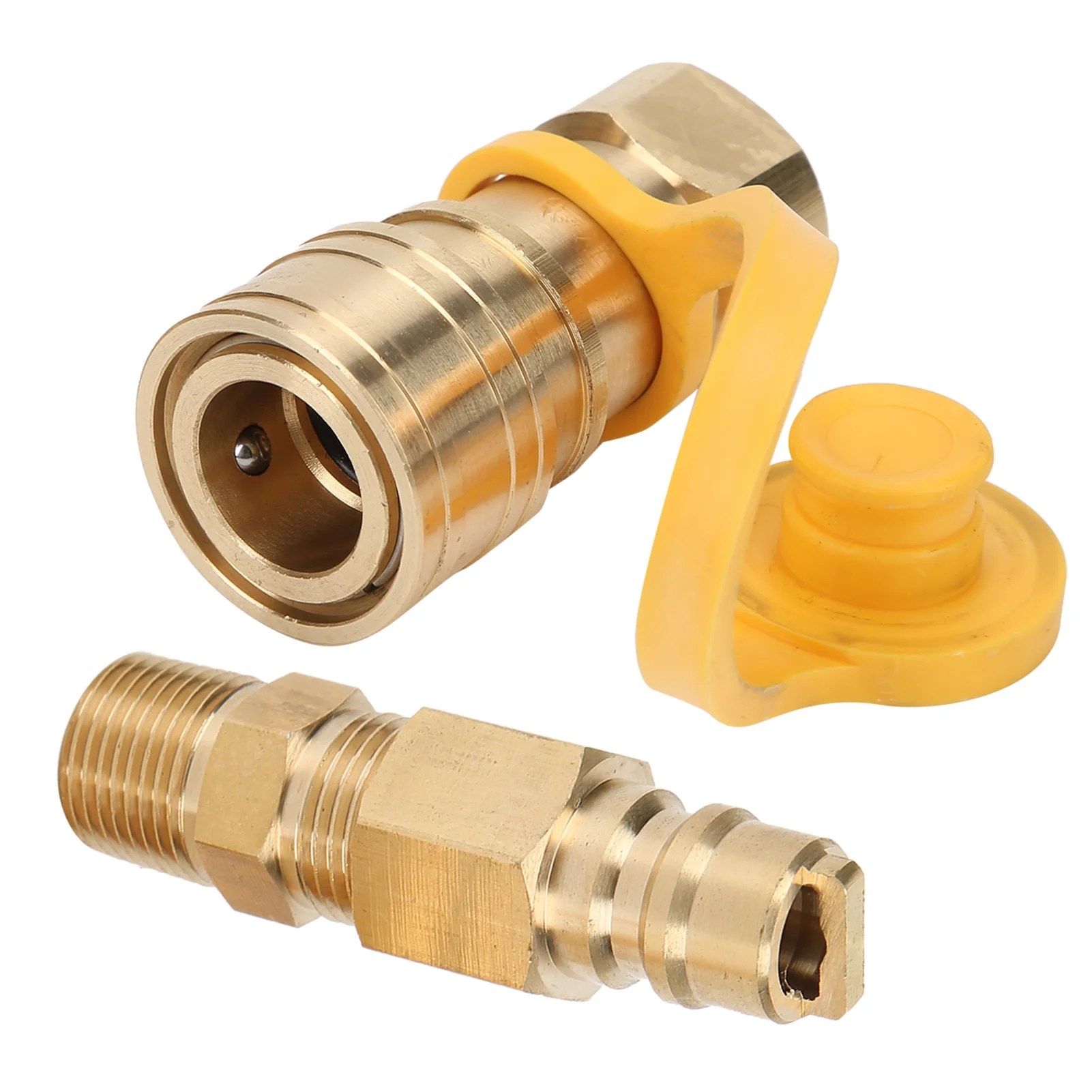 Fdit Outdoor Accessories Portable 3/8in Propane Gas Quick Connect