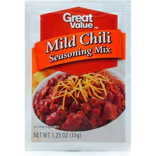 Great Value Mild Chili Seasoning Mix, 1.25 oz