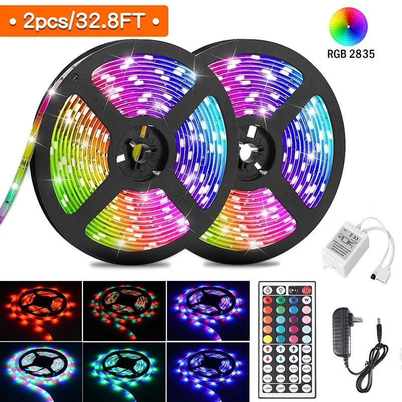 Flexible LED Strip Lights Waterproof, 5/10/15M 2835LEDs Chasing Light