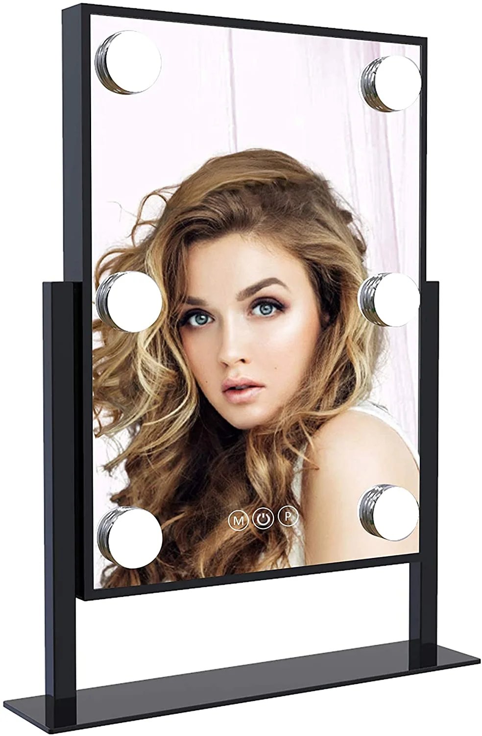 Impressions Vanity Hollywood Tri Tone LED Makeup Mirror, Tabletop