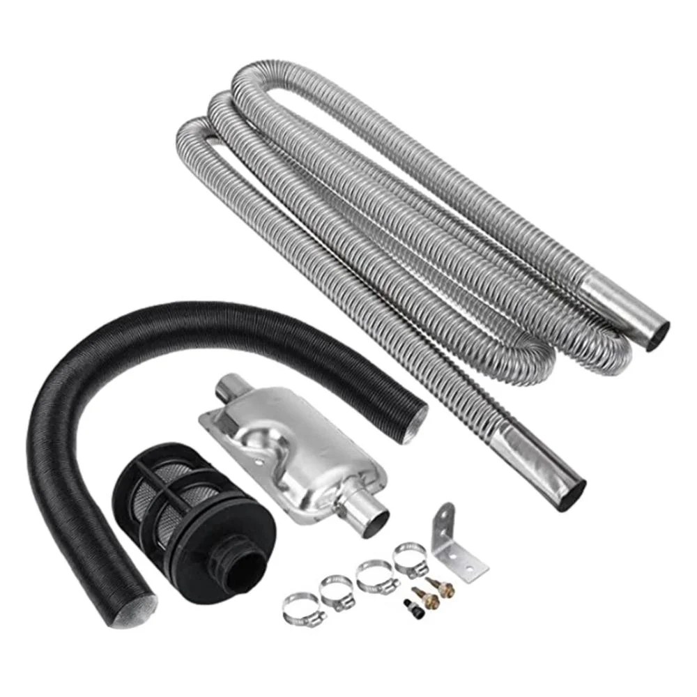 Diesel Heater Exhaust Car Parking Air Heater Exhaust Pipe Kit with