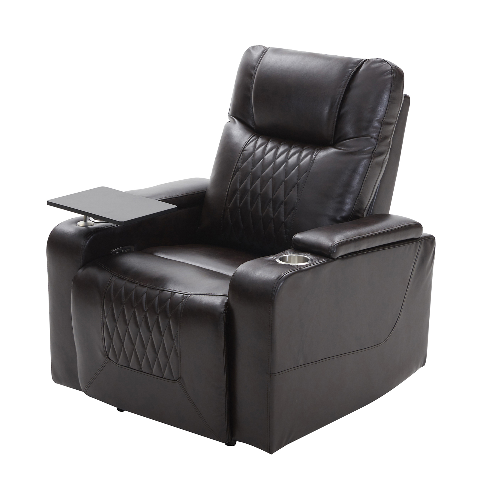 Seyurigaoka Recliner Chair with USB Charging Port, 2 Convenient Cup Seyurigaoka Recliner Chair with USB Charging Port, 2 Convenient Cup