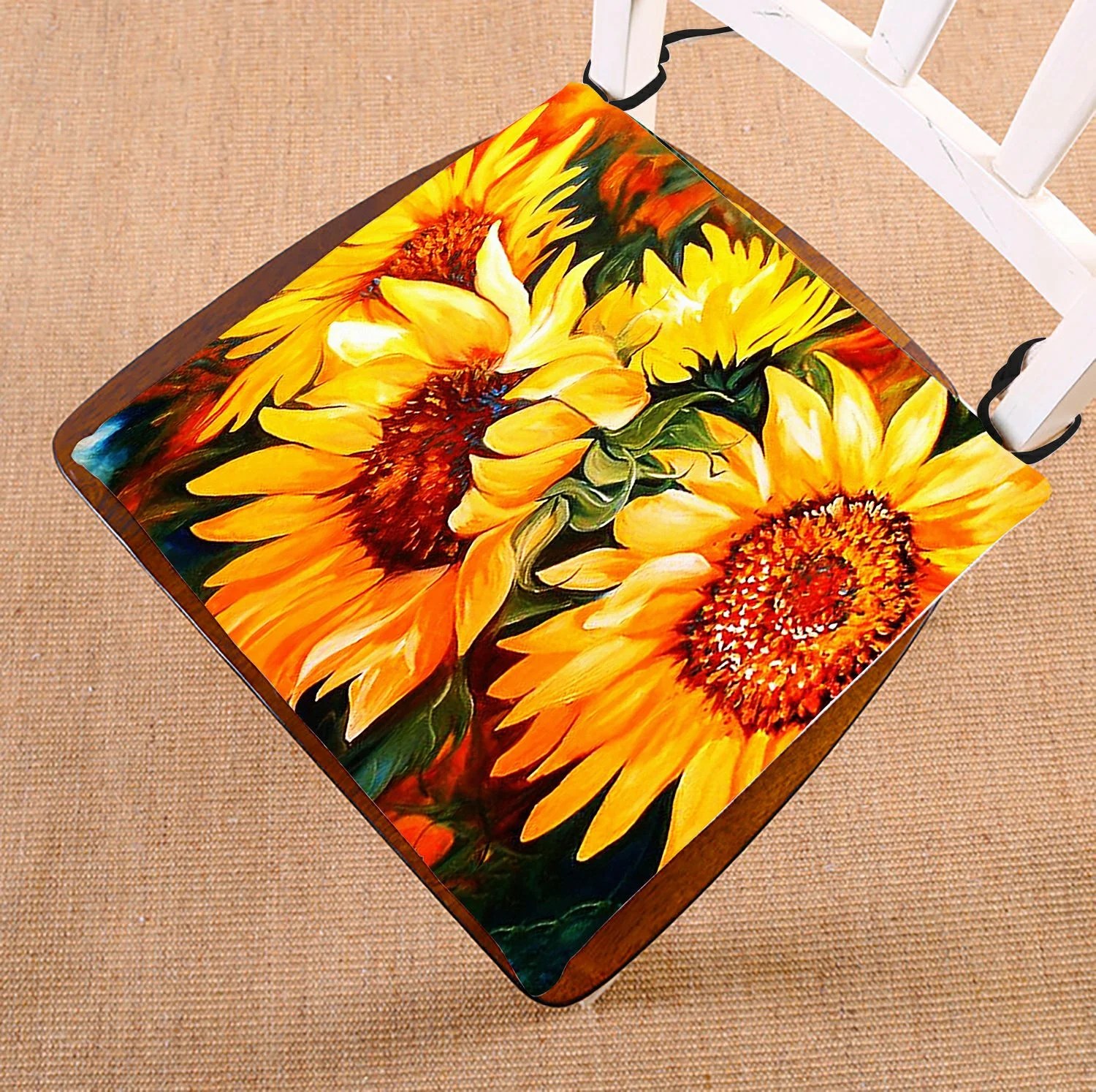 ZKGK Sunflowers Seat Pad Seat Cushion Chair Cushion Floor