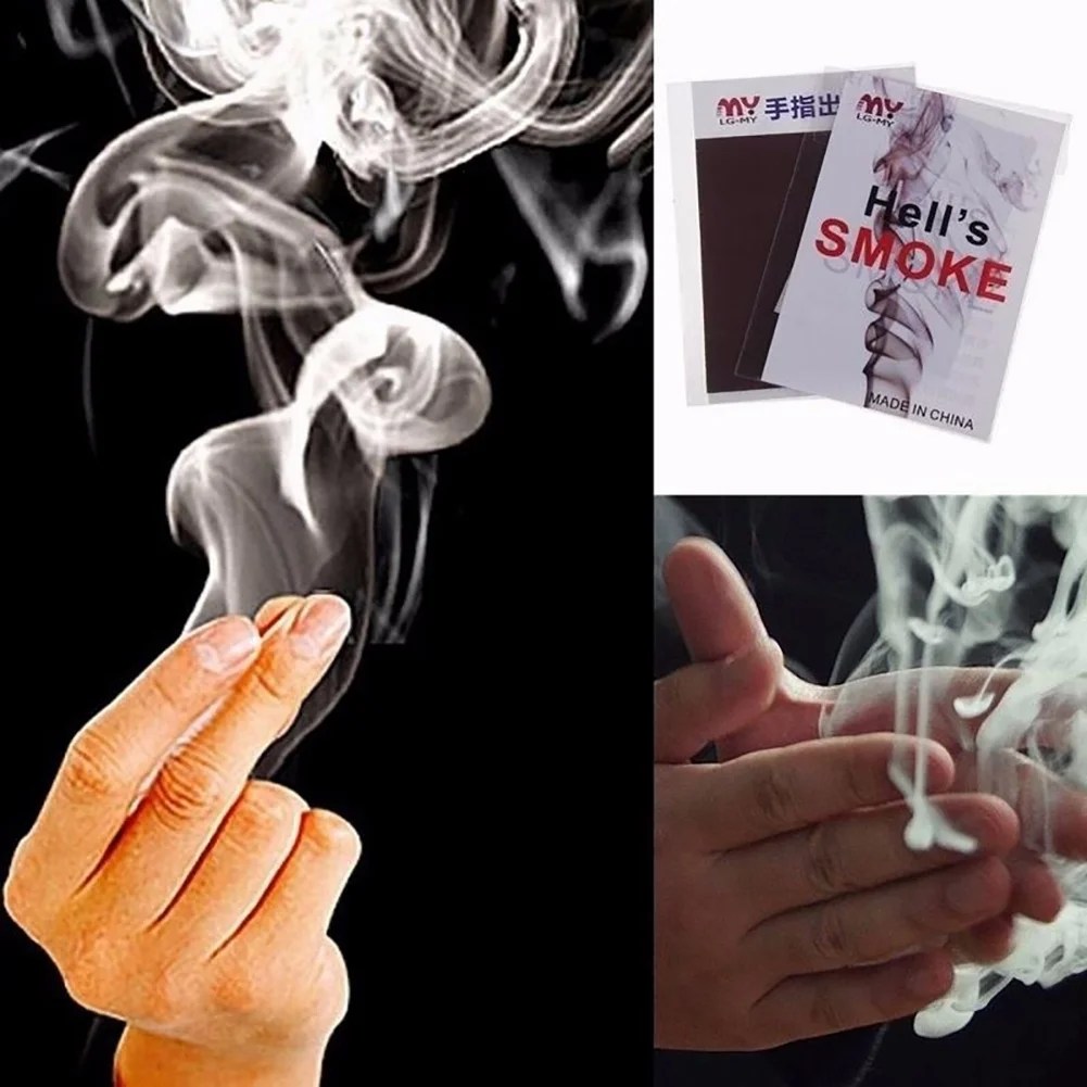 Cheers Cool CloseUp Magic Trick Finger\'s Smoke Hell\'s Smoke Stage