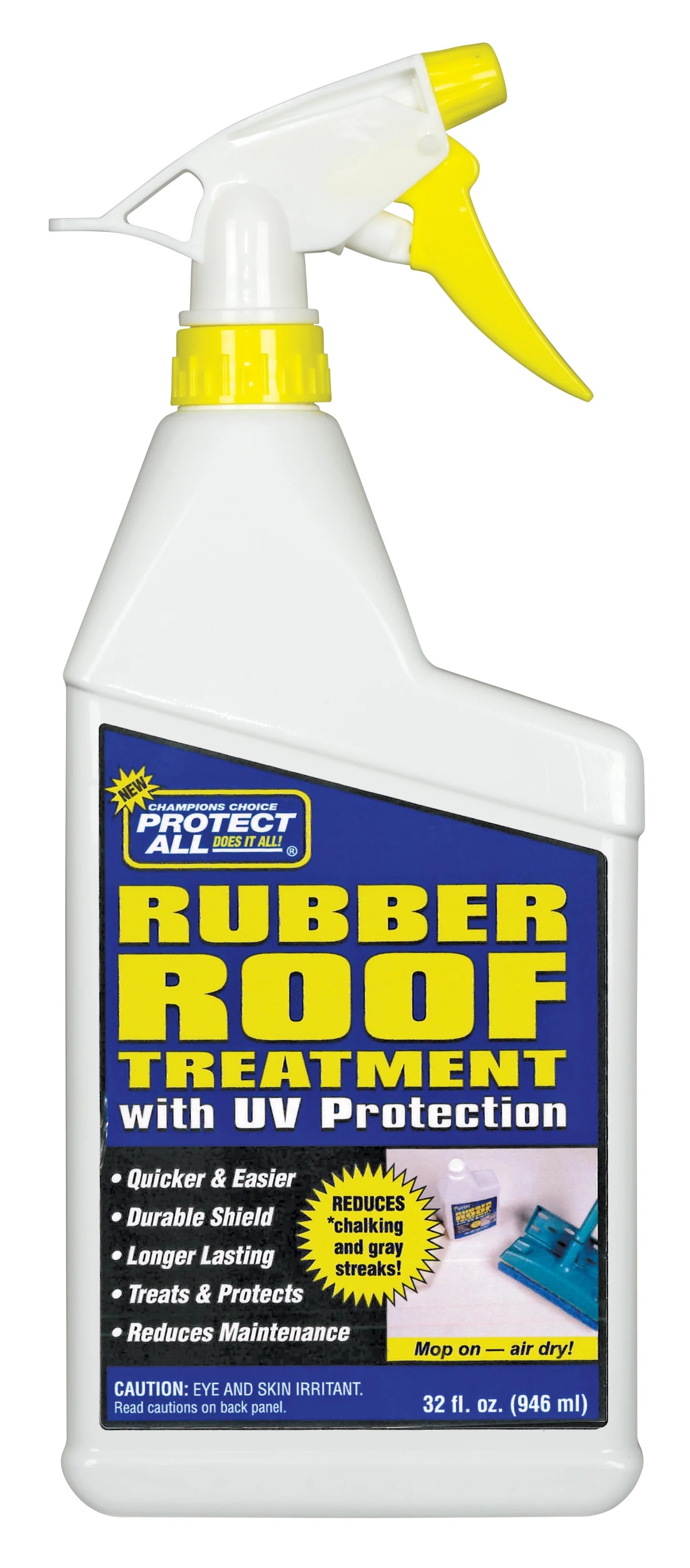 Protect All RV Rubber Roof Treatment Antistatic/Dirt Repelling/Uv