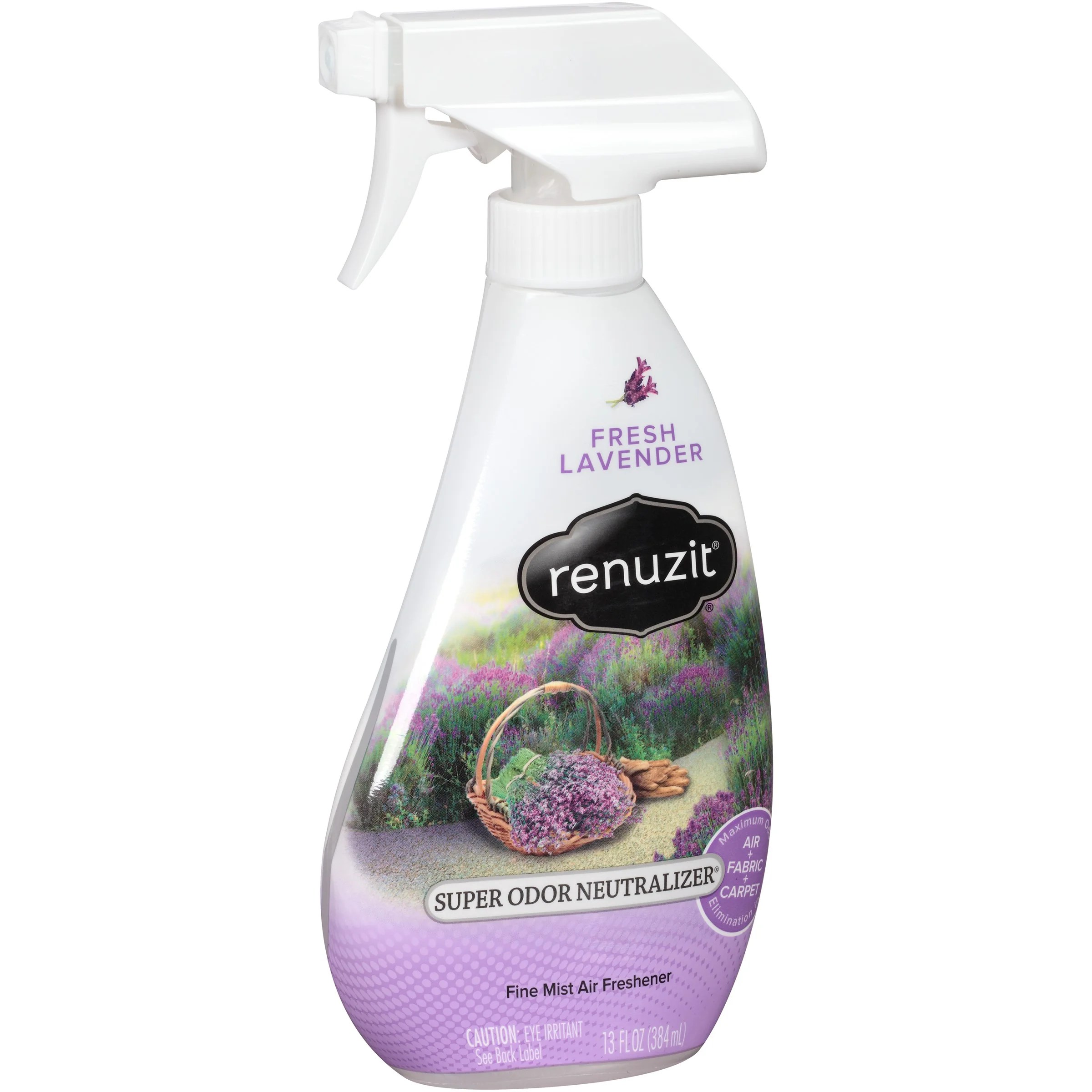 Renuzit Super Odor Neutralizer Trigger Spray, Fresh Lavender, 13 Oz