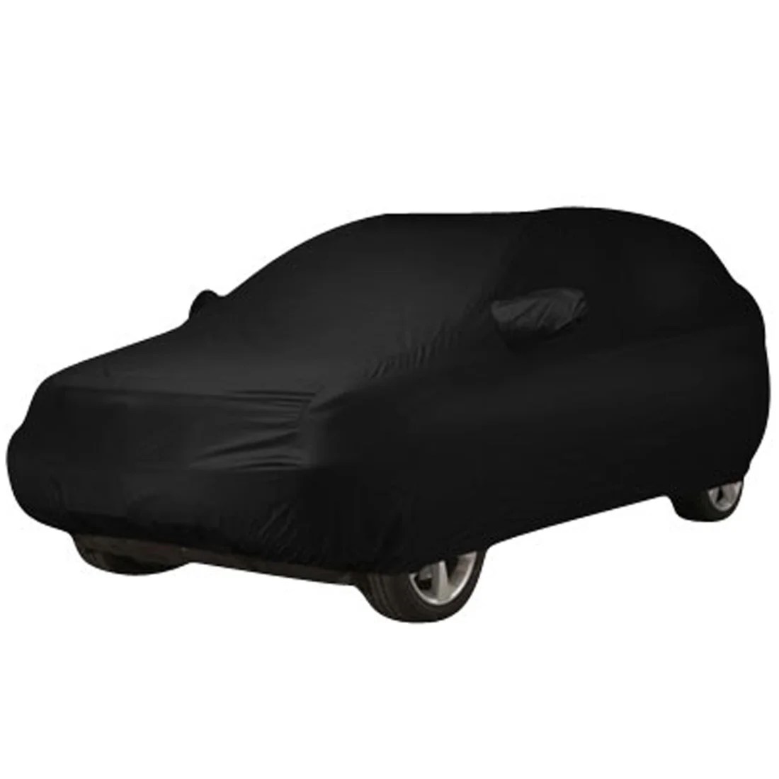 Durable Outdoor Stormproof Waterproof BreathableBlack Car Cover For