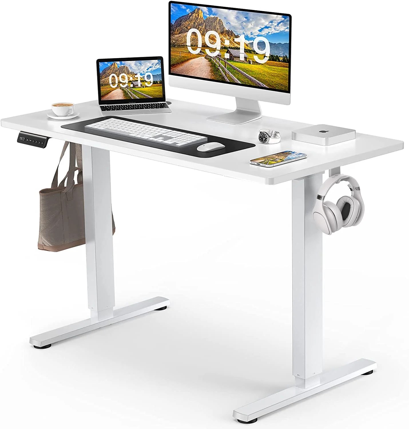 Yoyomax Electric Height Adjustable Standing Desk, 48 x 24 Inches Stand