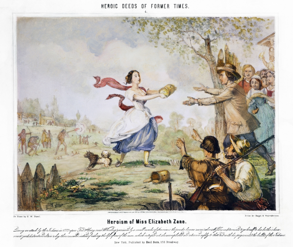 Elizabeth Zane N(C1766C1831) American Pioneer Elizabeth Betty Zane