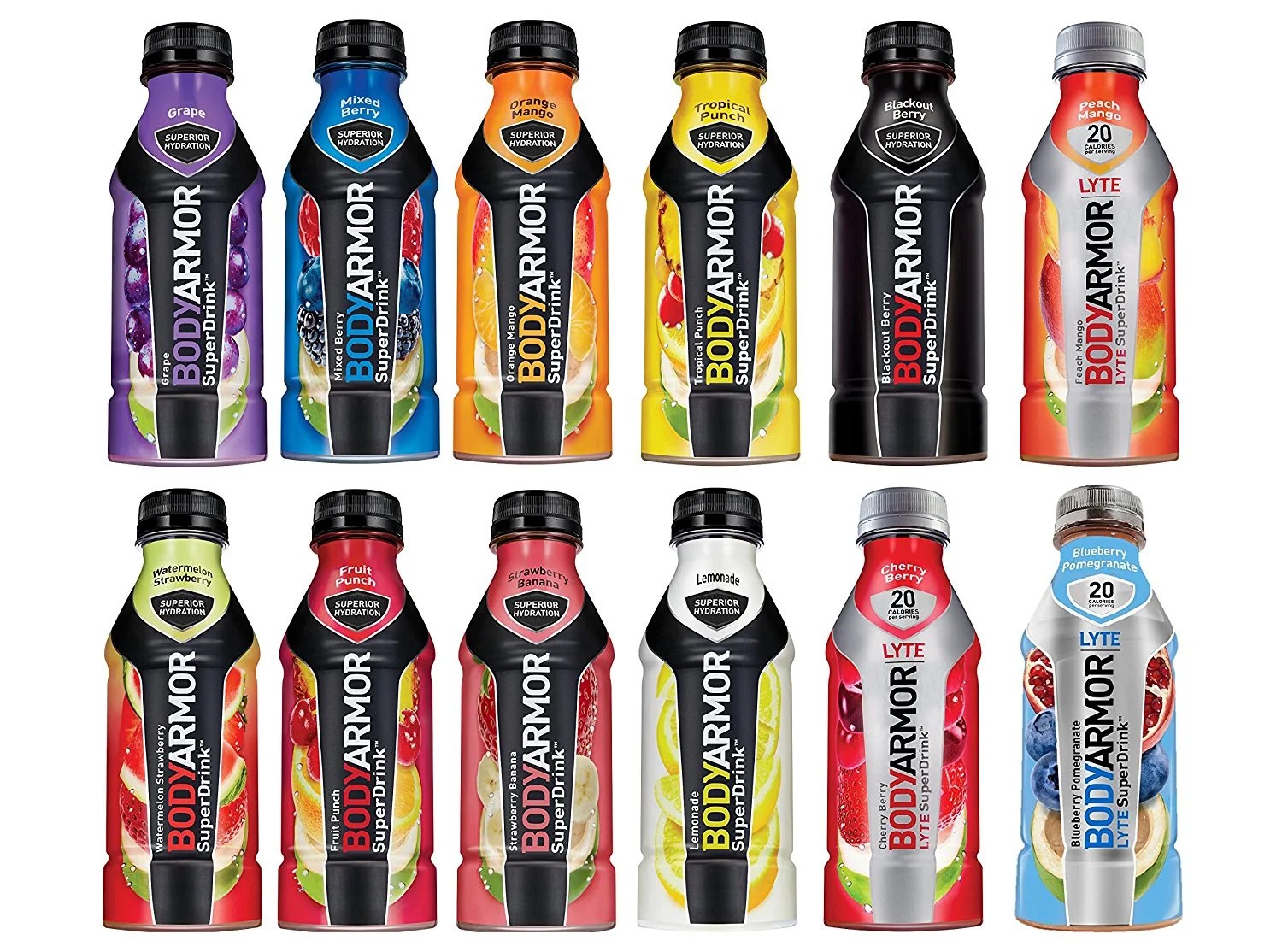 Bodyarmor Superdrink Variety Pack, MultiFlavor (1012 Flavors), 24