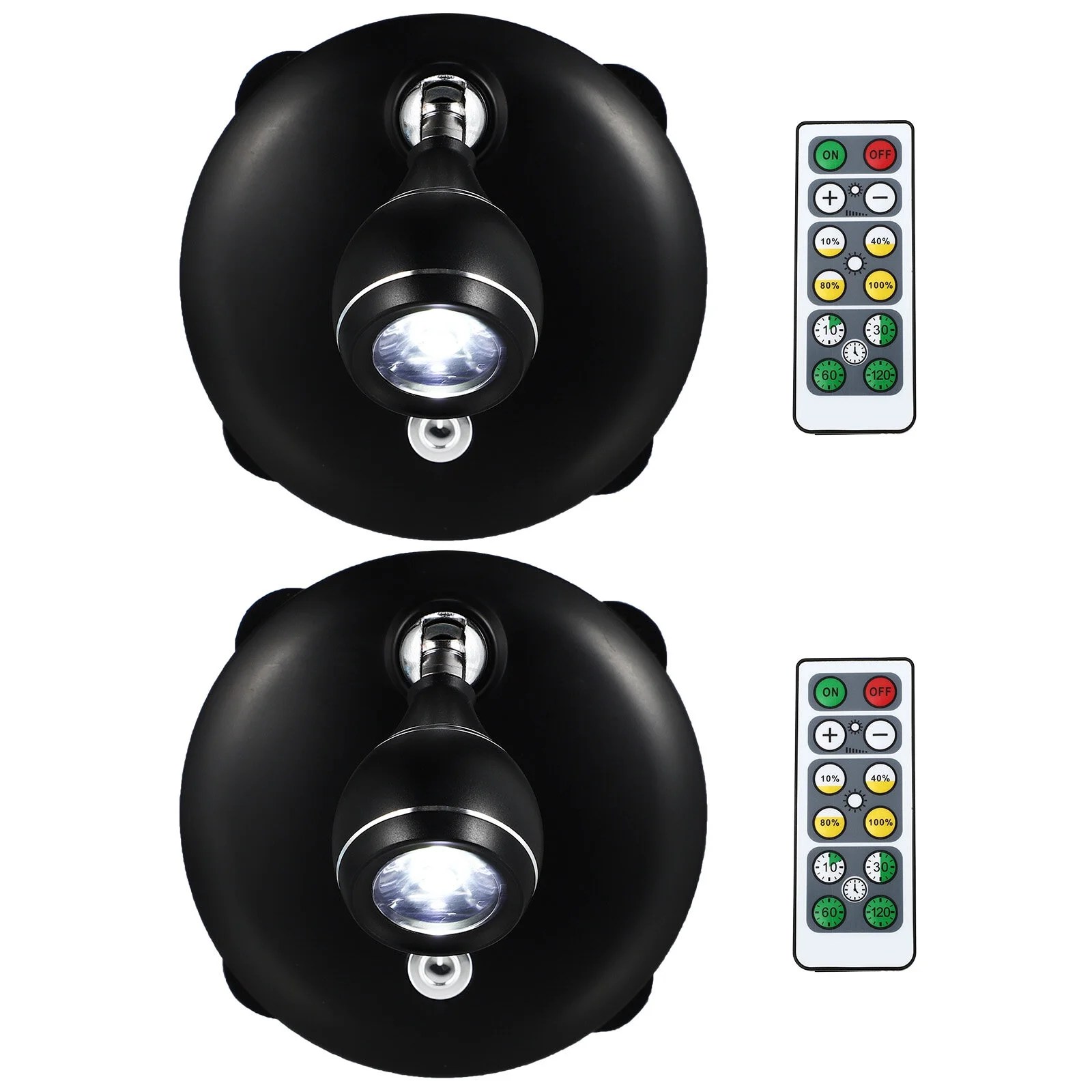 Homemaxs 2 Sets USB Charging Projection Lamps Remote Controlled Projectors Gallery Lamps