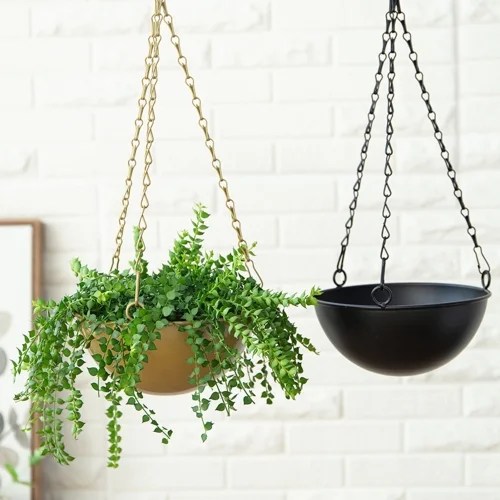 Cheers.US Large Hanging Planters for Succulent Plants Hanging Flower Pots Weathered Hanging
