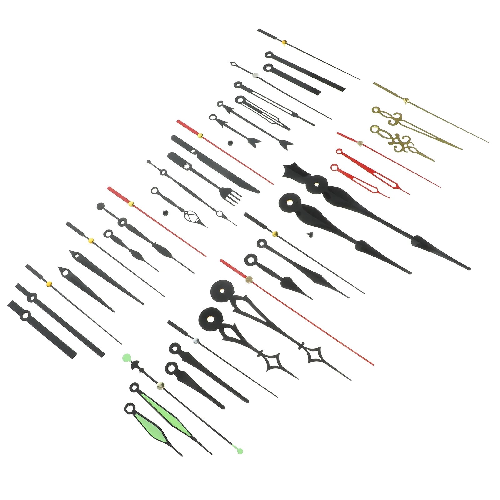 15 Sets Clocks Clock Accessories Clock Parts Kit Replacement Clock DIY