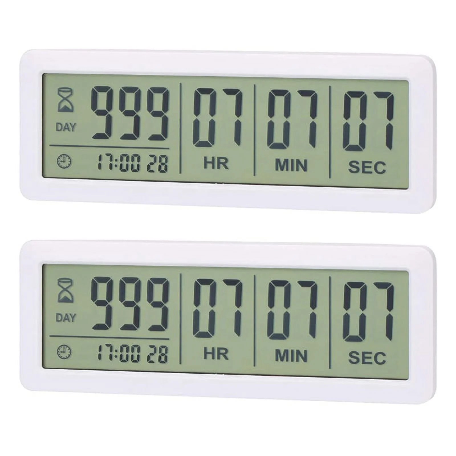 2X Big Digital Countdown Timer Clock 999 Count Down Clock Timer for