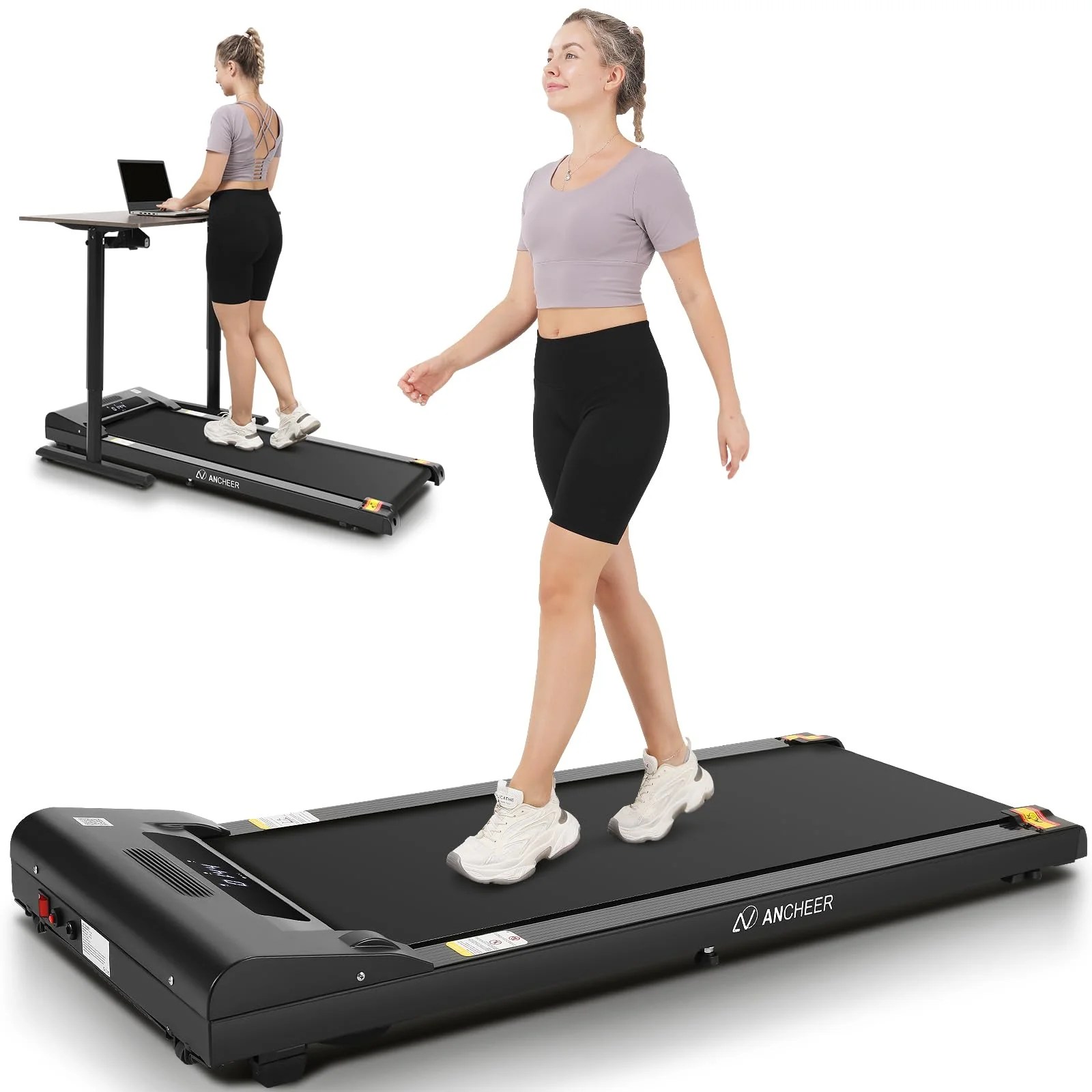 ANCHEER Walking Pad Under Desk Treadmill 250lb Weight Capacity