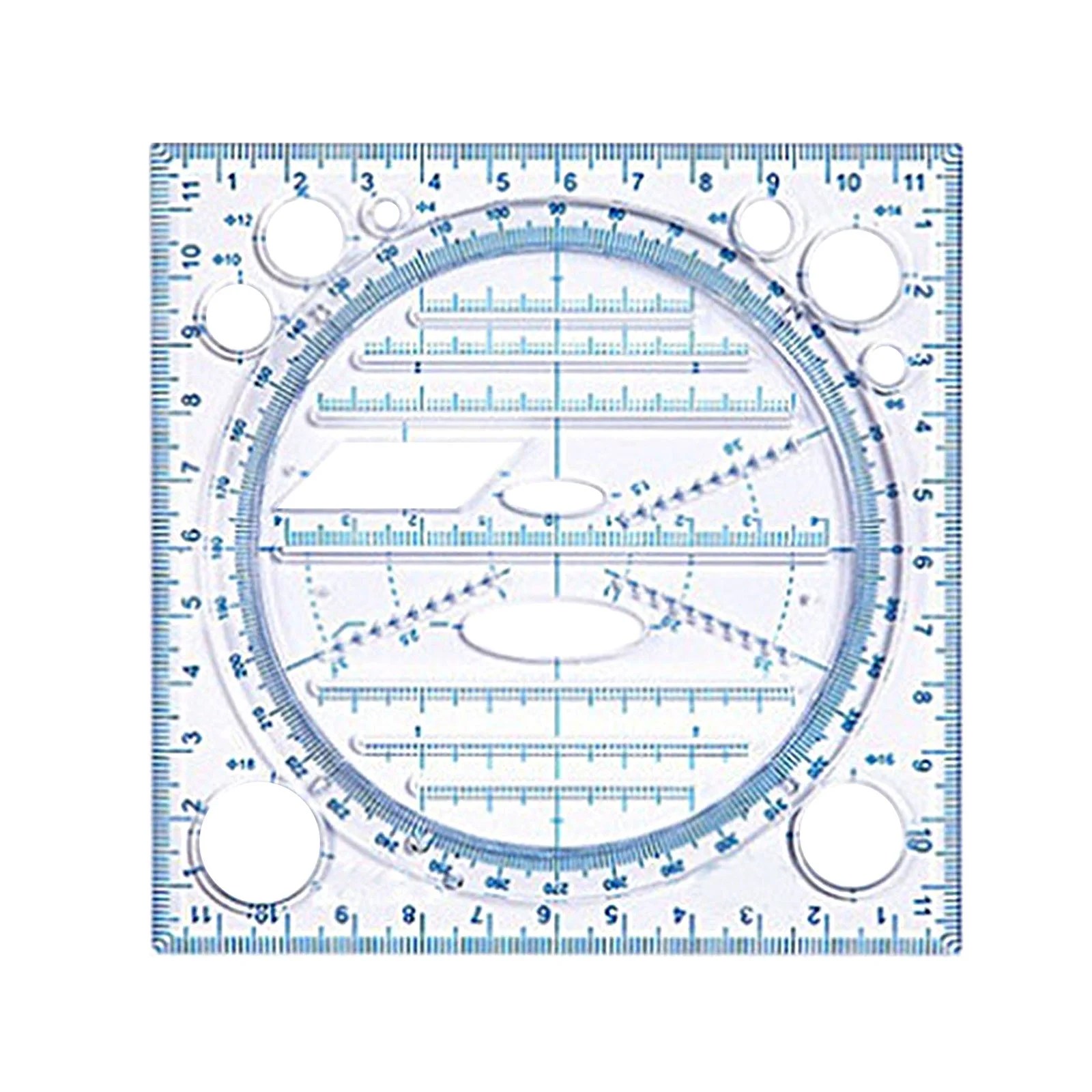 Clearing!Aijlhda Multi Function Quickly Draw And Measuring Ruler