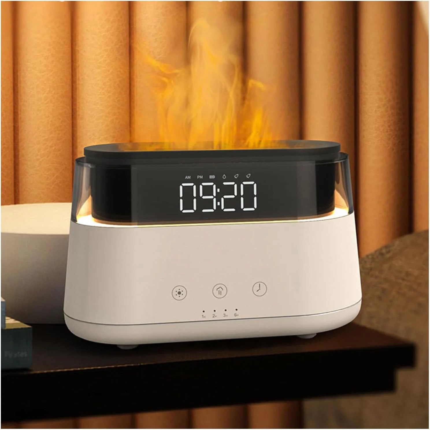 Premium Aroma Diffuser with Fire Animated Dual Mist Aroma Diffusion