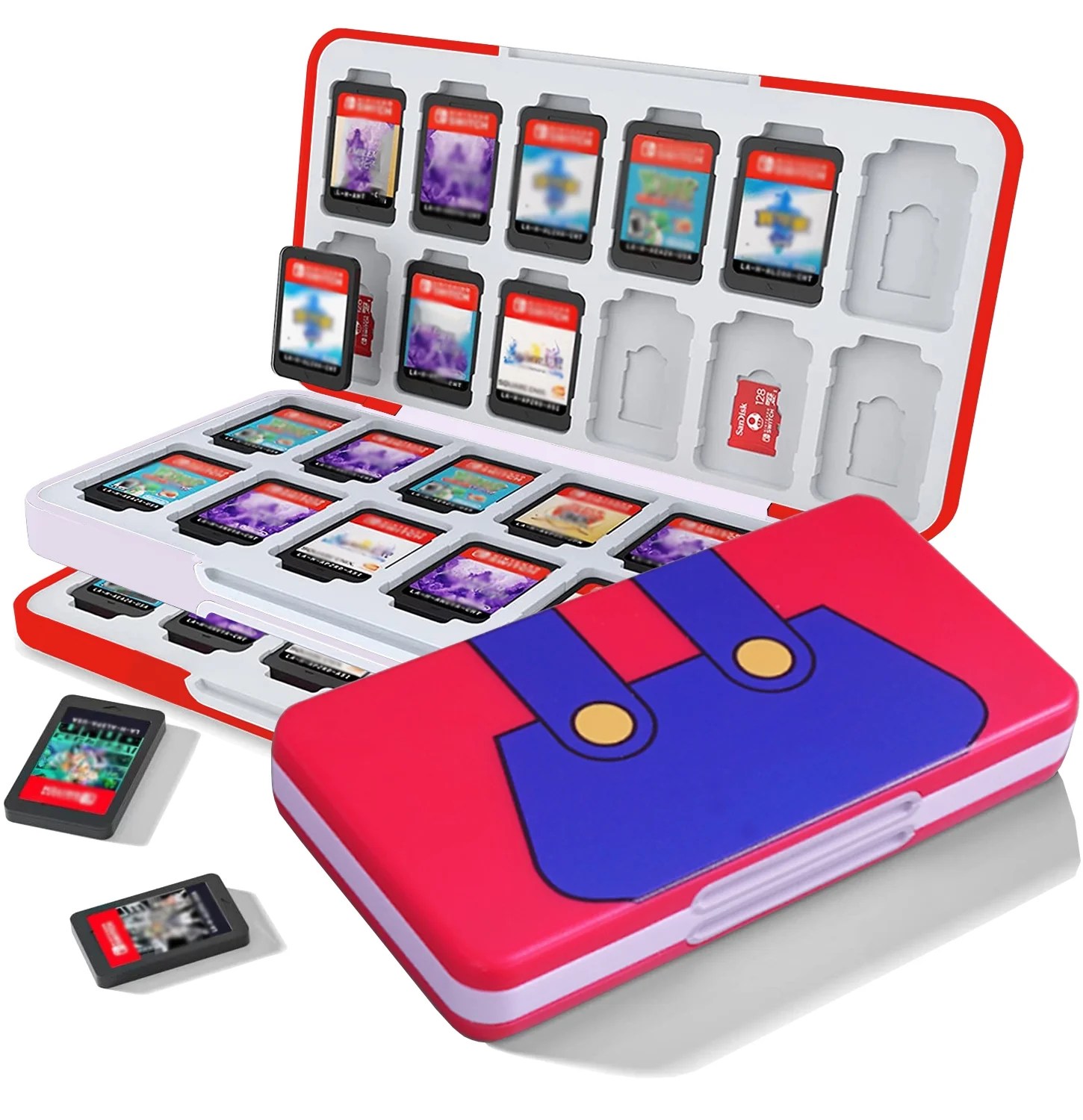 Nintendo Switch Game Case Compact Cartridge Holder with 48 Slot
