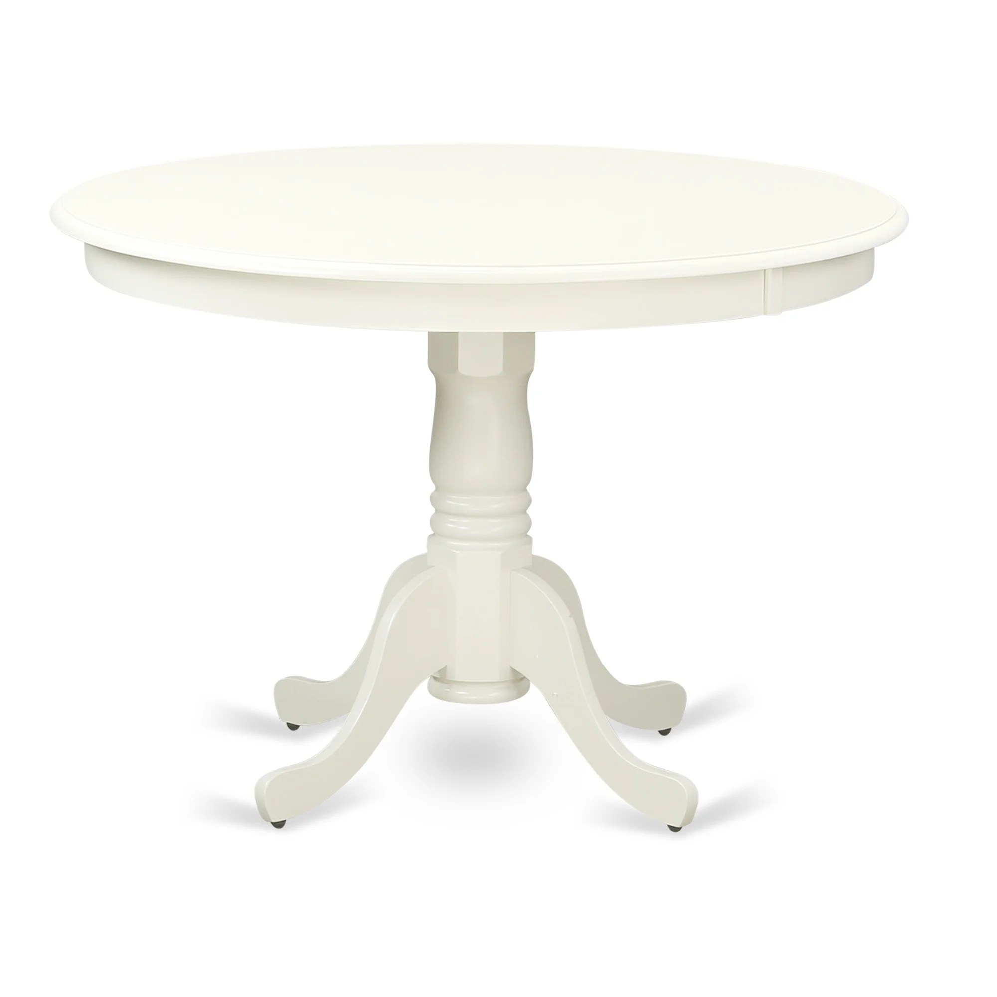 Hartland 5Piece Round Set in Linen White 42" Table with 4