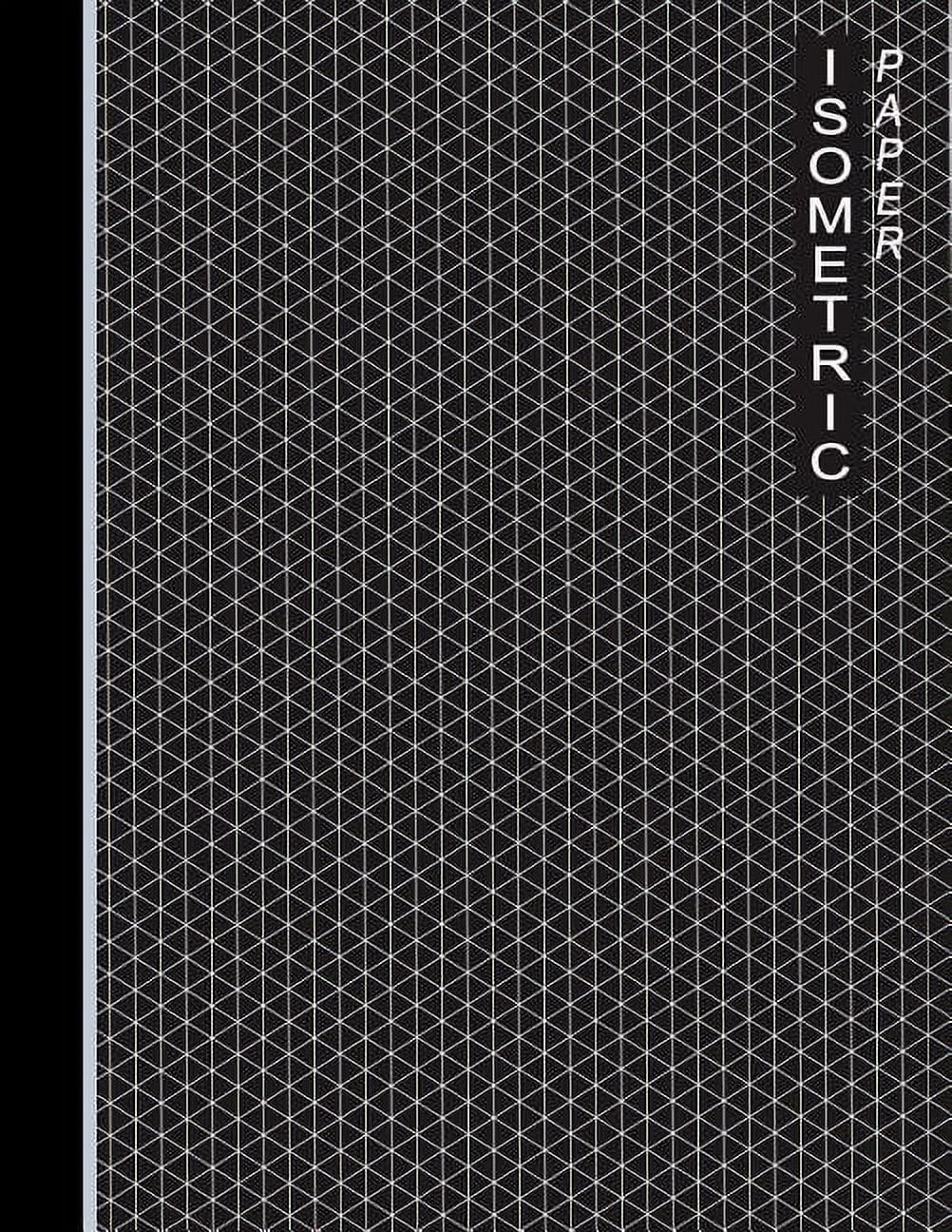 Isometric Paper Graph Notebook & Journal Black