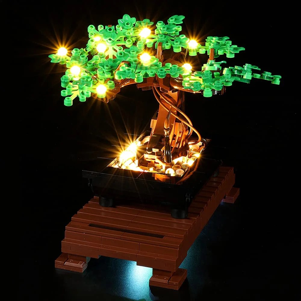 KYGLARING LED Light Kit (Green) Compatible with Lego Bonsai Tree
