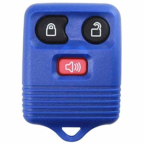 KeylessOption Blue Replacement 3 Button Keyless Entry Remote Control