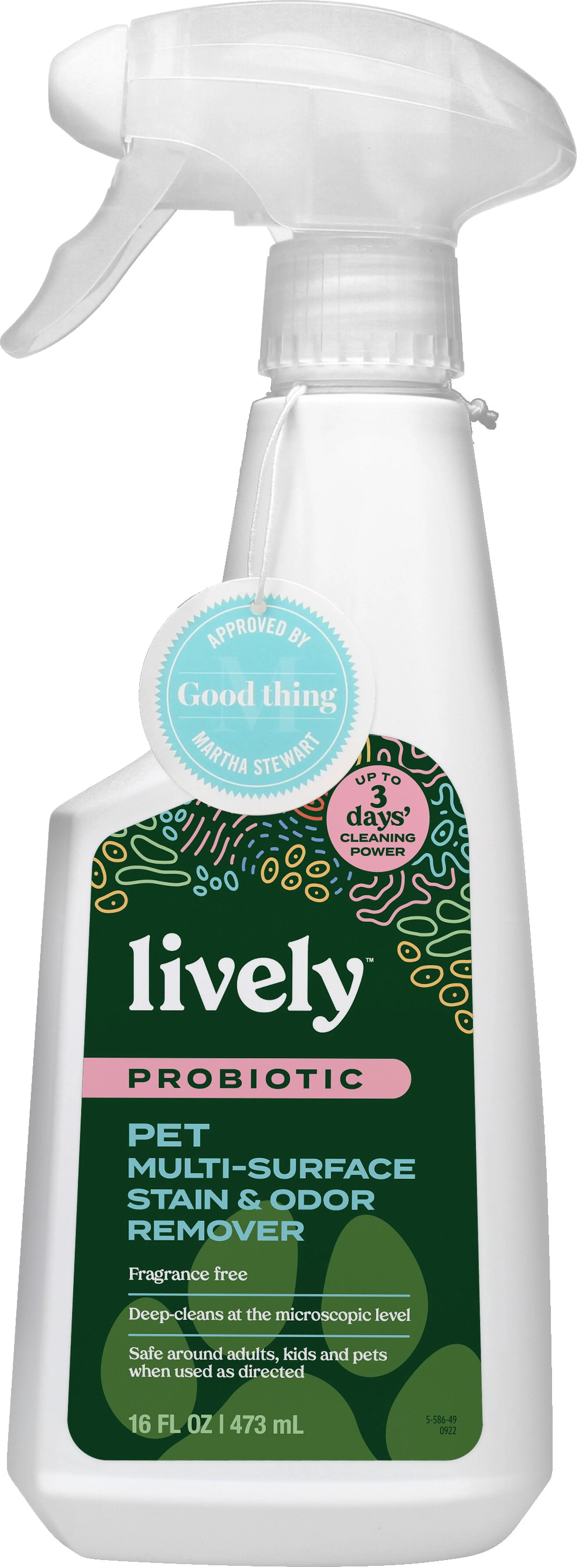 Lively Pet MultiSurface Stain & Odor Remover