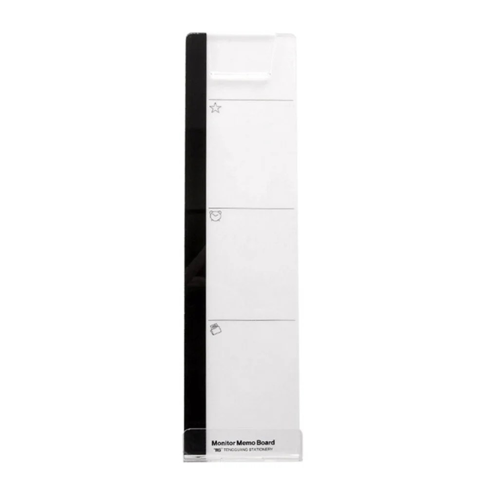 Monitor Memo Board Monitor Memo Note Holder Fashion Computer Monitor Side Panel Transparent