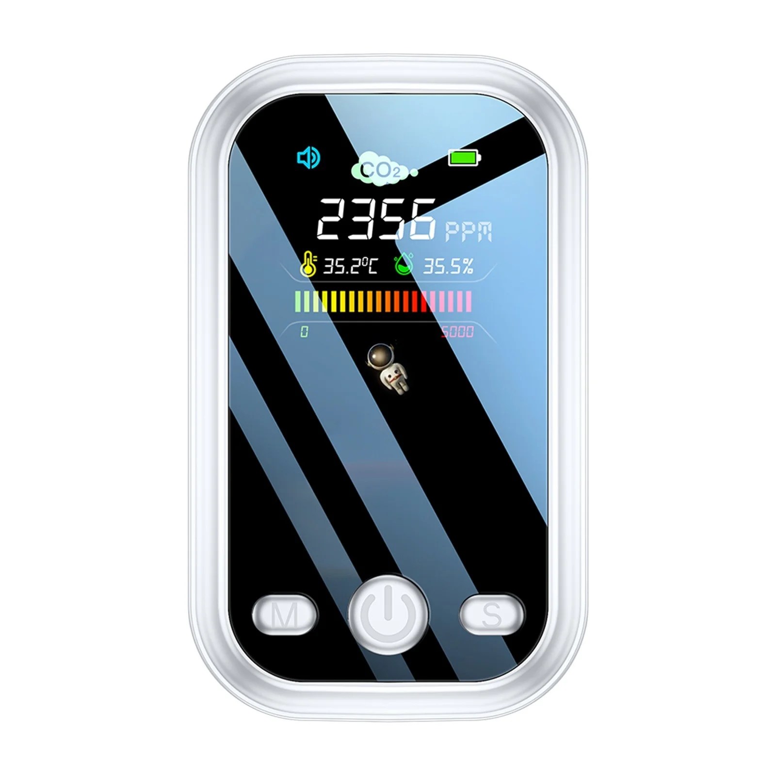 MultiFunction Mini Detector Air Quality Monitor Temperature Humidity