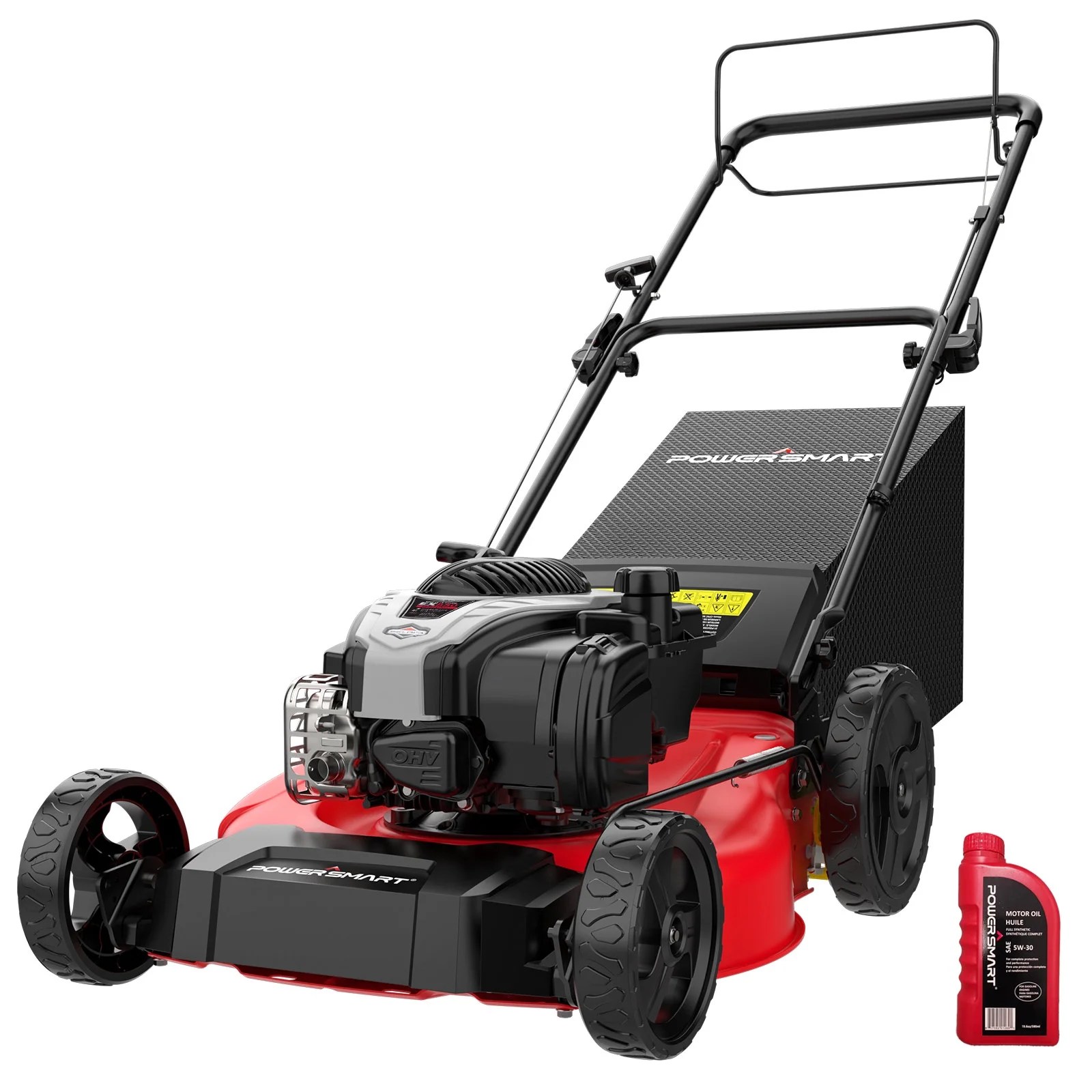 POWERSMART 21 in. Gas Self-Propelled Mower, 140cc B & S Engine, 3-in-1