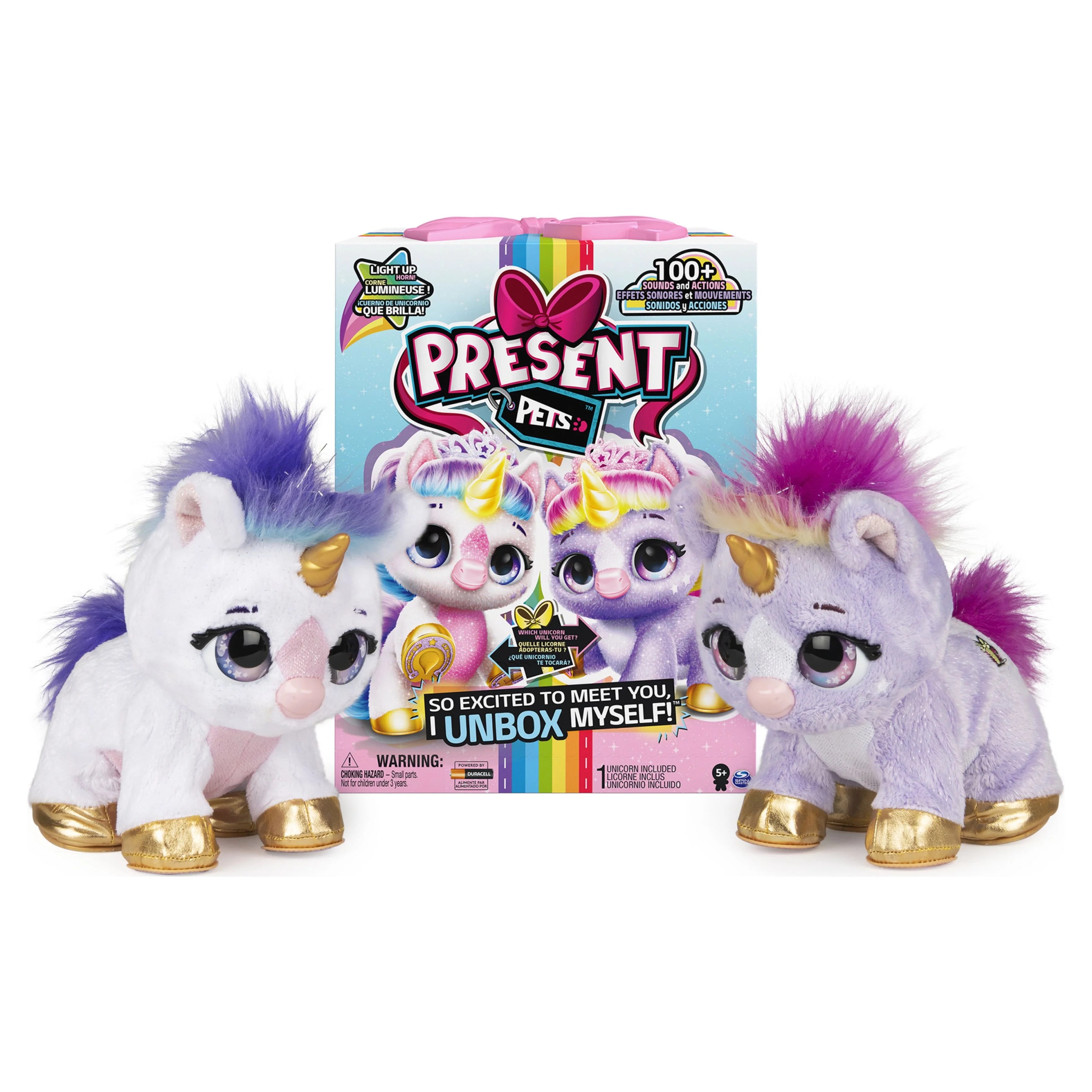 Present Pets Unicorn & Bonus Comb, Walmart Exclusive (Style May Vary