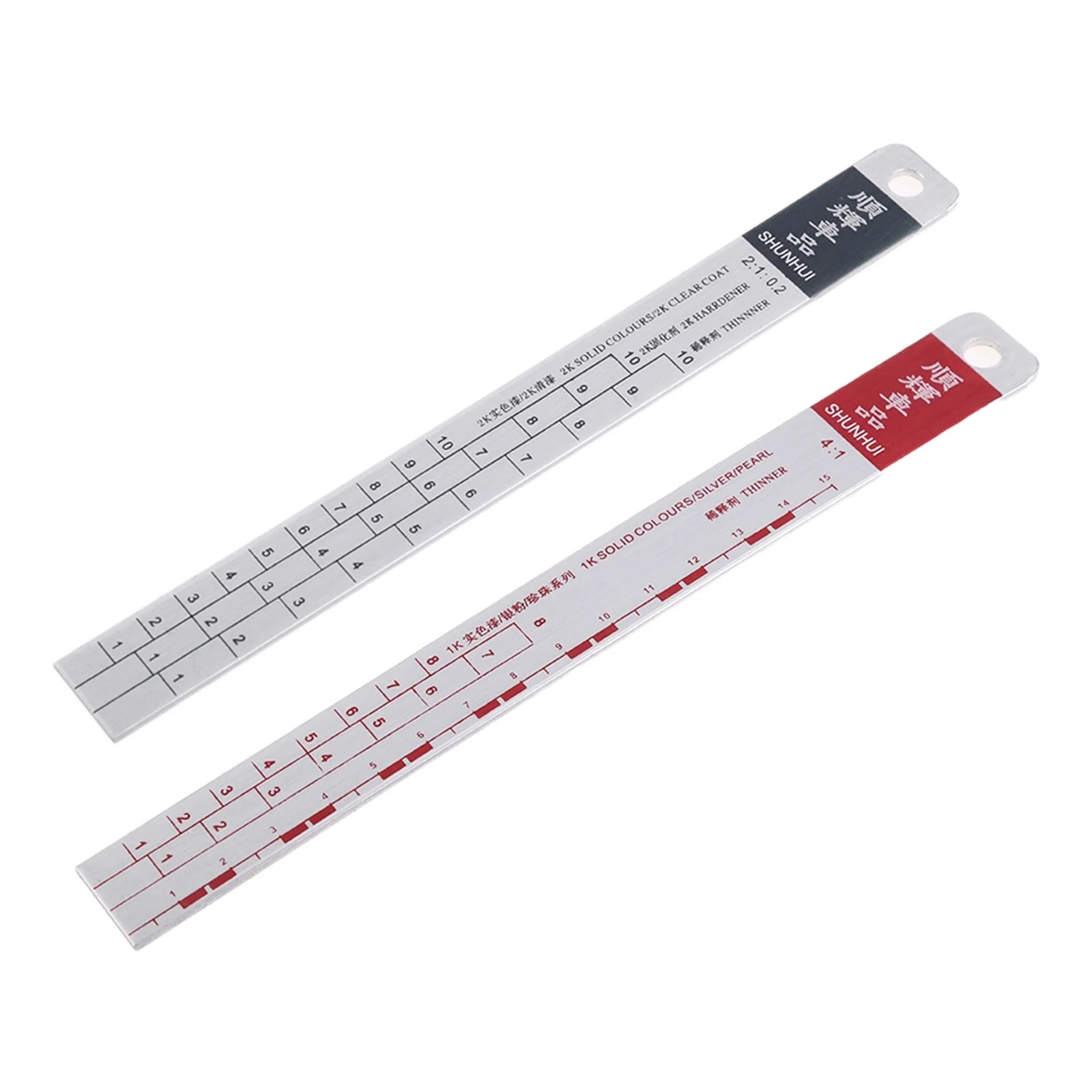 Standard Paint Ruler Paint Ratio Ruler Paint Mixing Ruler Dipstick