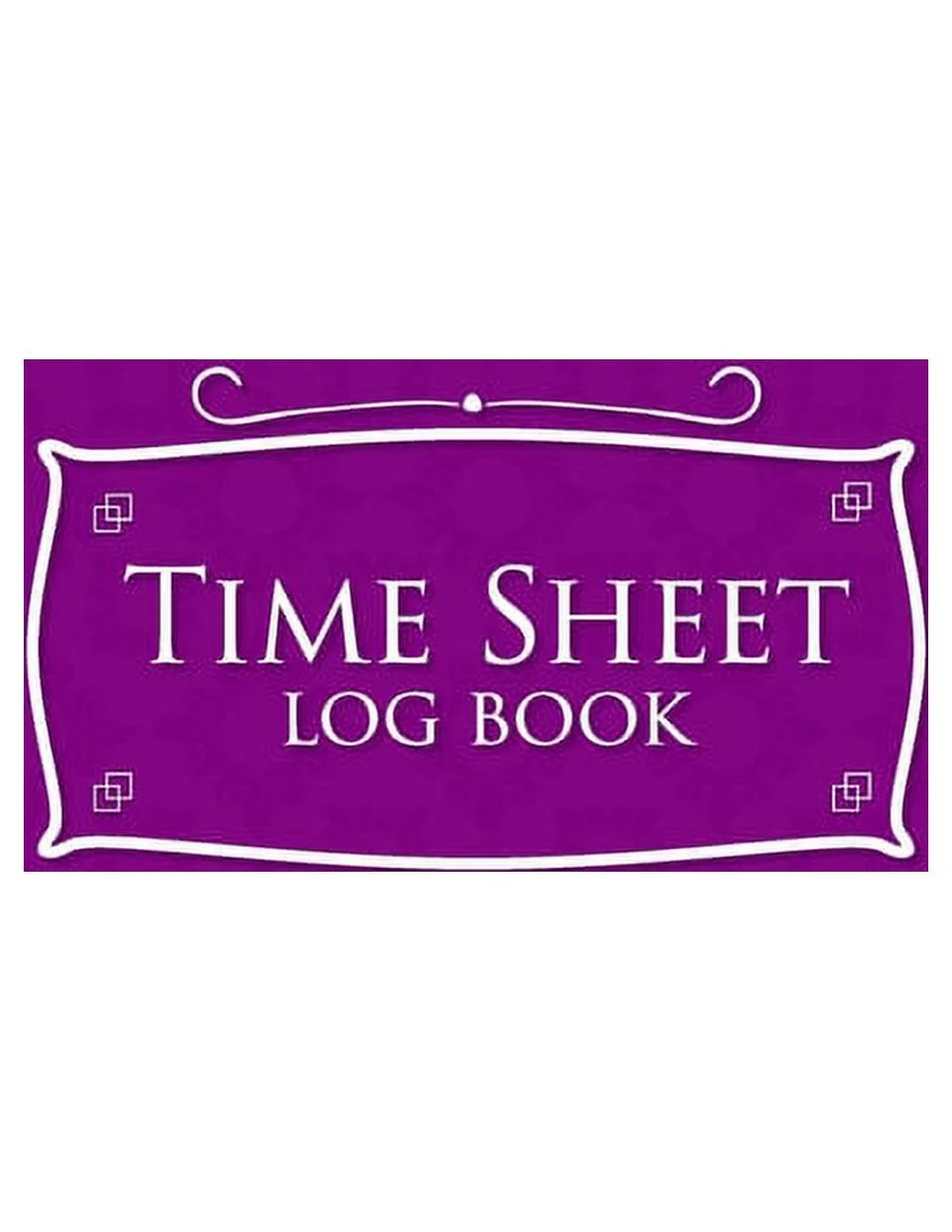Time Sheet Log Book Daily Timesheet Template, Time Tracker Log, Sign