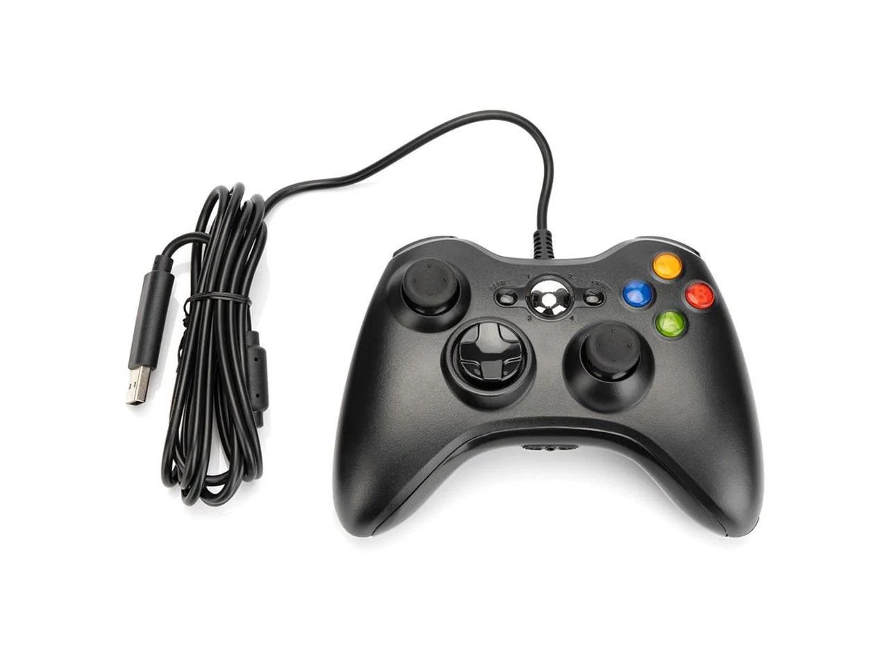 Wired Xbox 360 Controller Gamepad Joystick USB For PC Compatible With