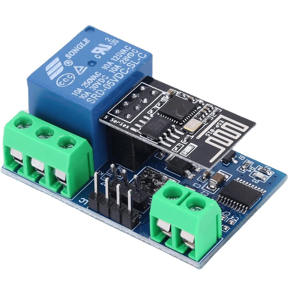 Yucurem WIFI Relay Module 5V/12V ESP8266 WiFi Control Relay Board for