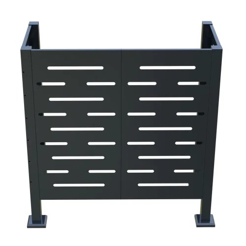 ZIQIAN Air Conditioner Fence for Outdoor Units,Metal Privacy Fence