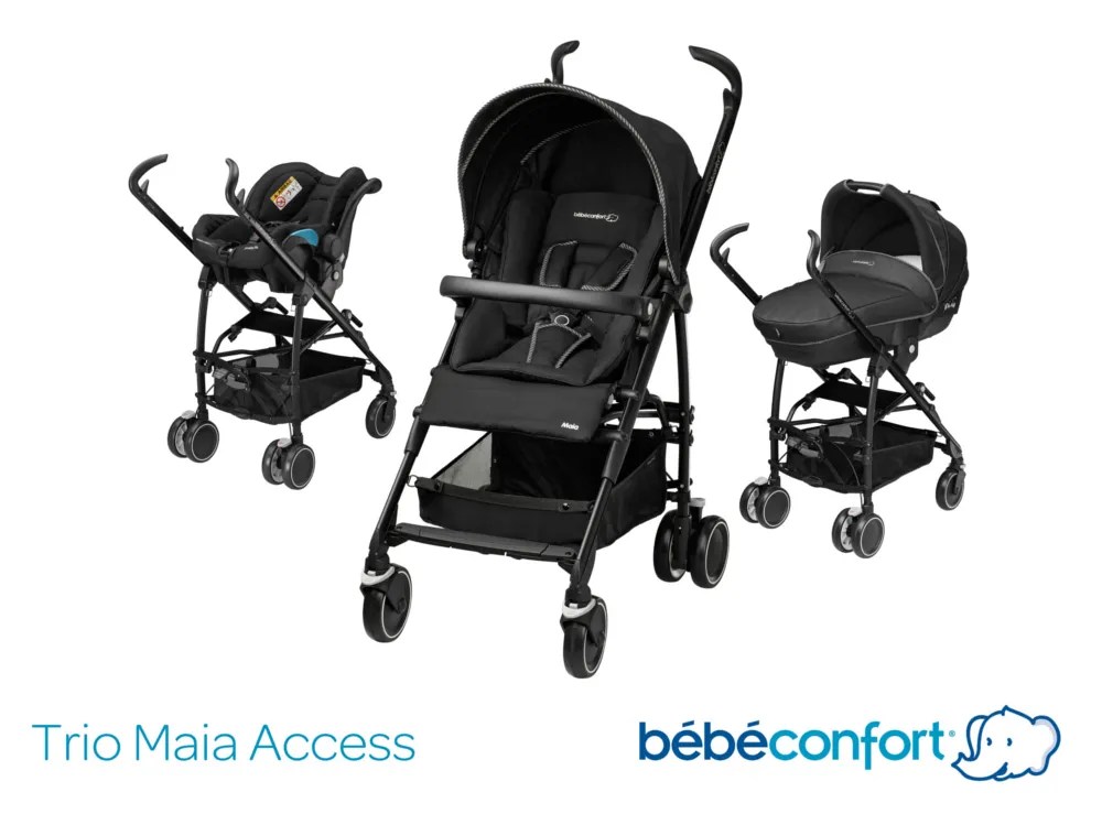 BEBE CONFORT Poussette Combinée Trio Streety Next Black