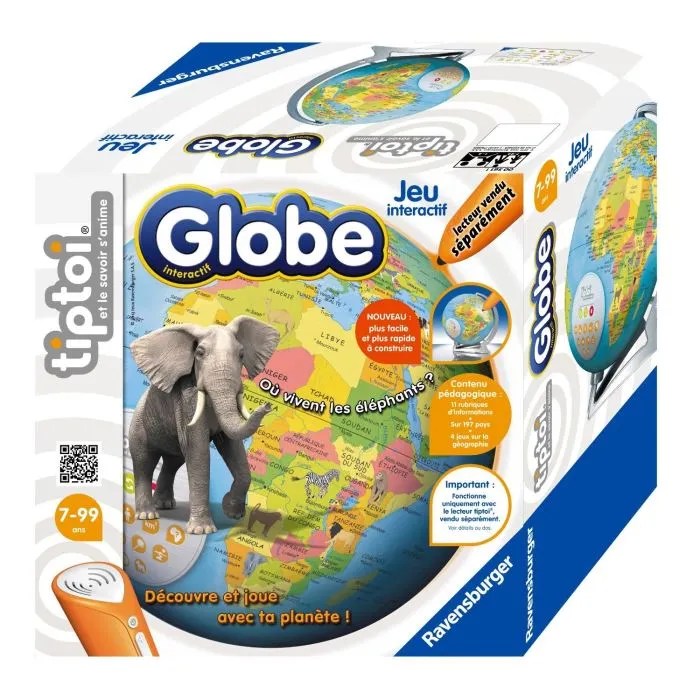Mappemonde Tiptoi TIPTOI Globe Interactif Achat / Vente histoire geo Cdiscount