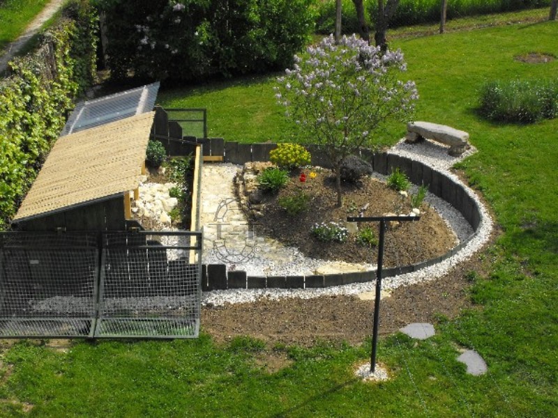 Jardin pour tortue.. Enclos tortue, Enclos tortue de