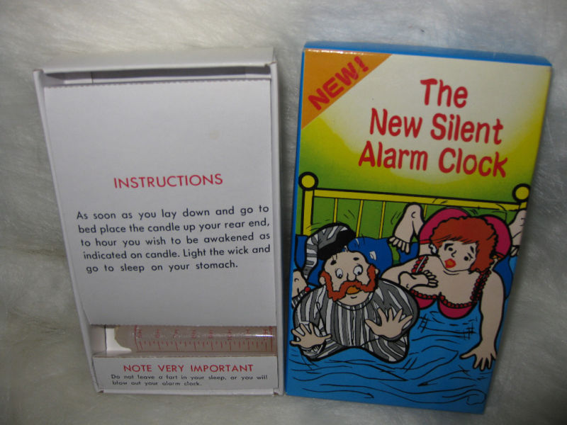 Vintage Gag Gift The New Silent Alarm Clock Gag Gift